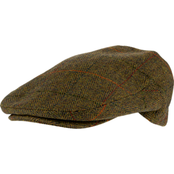 Wool Blend platte pet Tweed Bruin