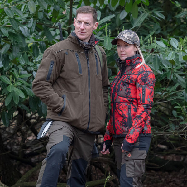 Shooterking Forest Mist rood softshell jas - Afbeelding 5
