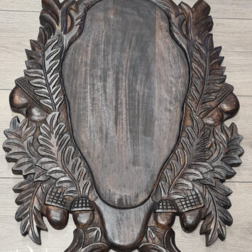 Geweiplank Edelhert handgesneden