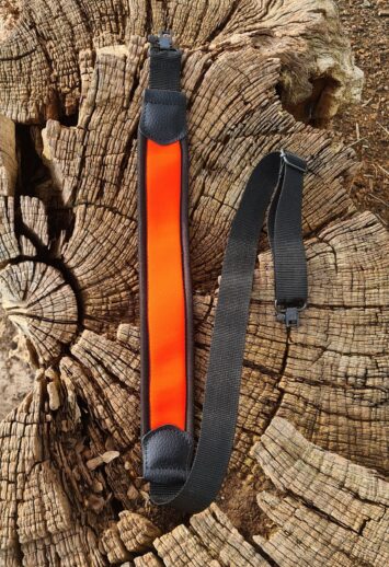 Neopreen geweerriem oranje