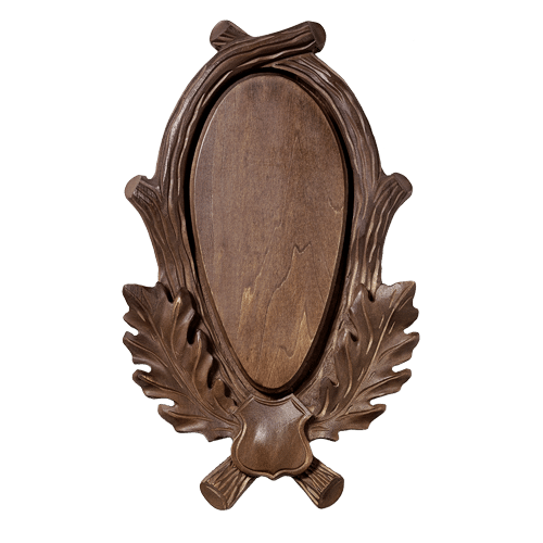 Handgesneden Damhert trofeeschild