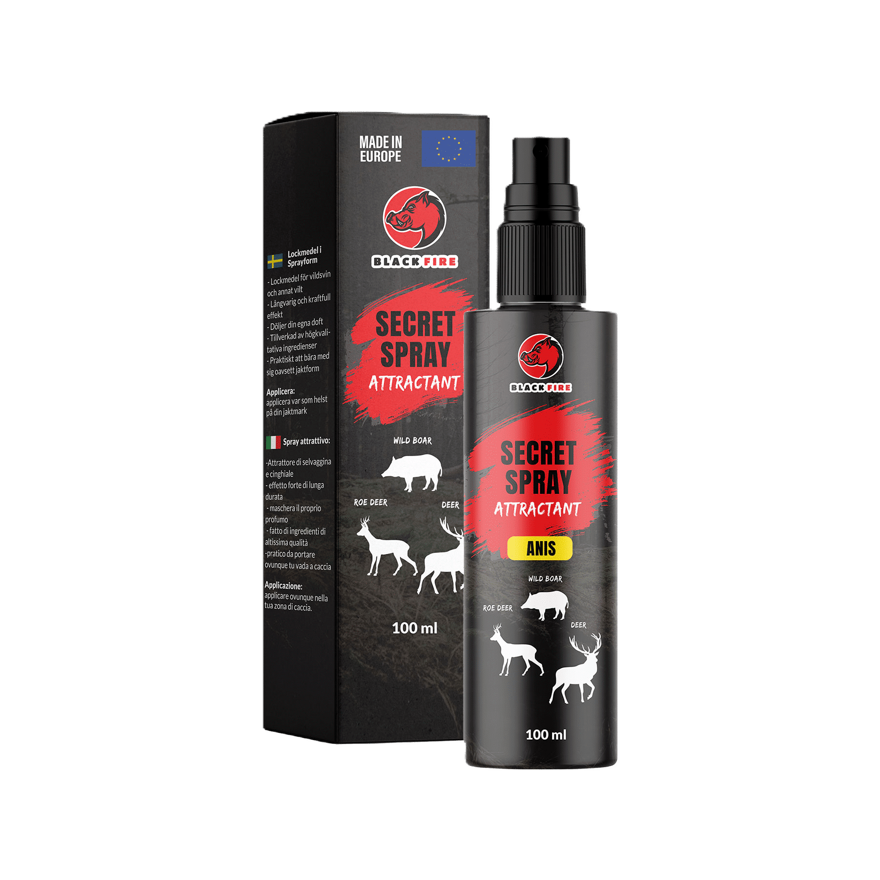 Black Fire Secret spray anijs
