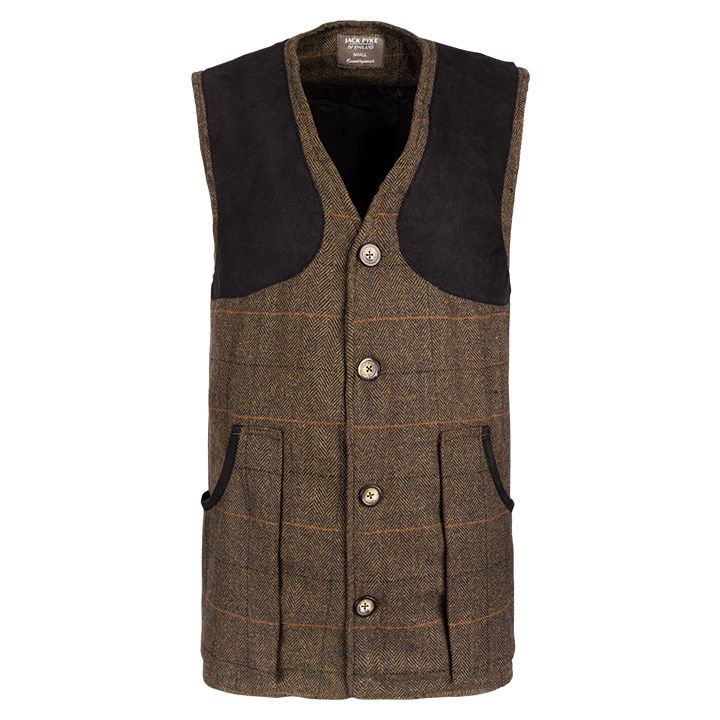 Jack Pyke schietvest Tweed bruin - Afbeelding 2